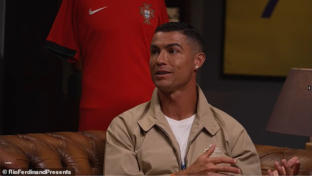 Ronaldo also confirmed his thoughts that United still have a long way to go to get back to the top