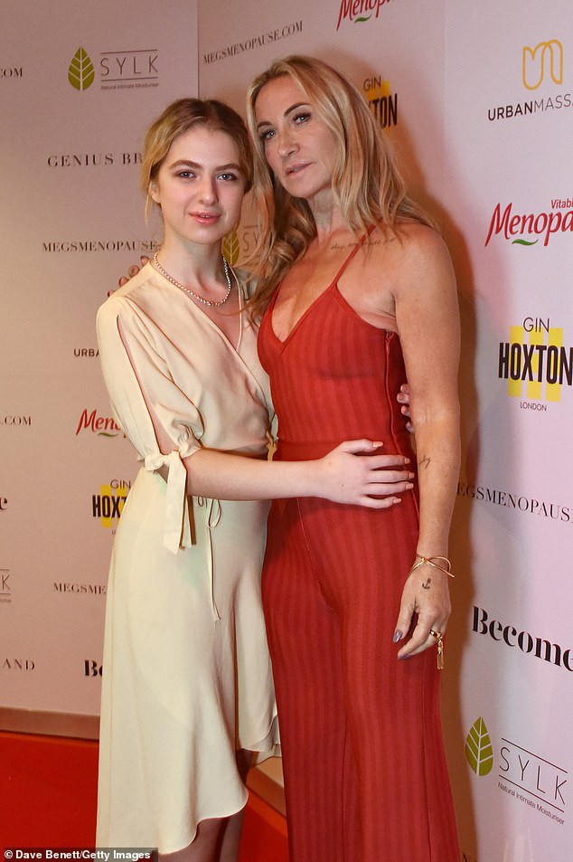 Anais, whose mother is Noel's first wife, Meg Mathews, has become a fixture on her father's side (pictured together in 2018)