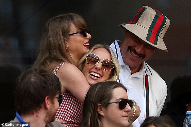 Taylor faced criticism last week after she was spotted with girlfriend Brittany Mahomes at the US Open, days after Brittany expressed her support for former President Donald Trump.