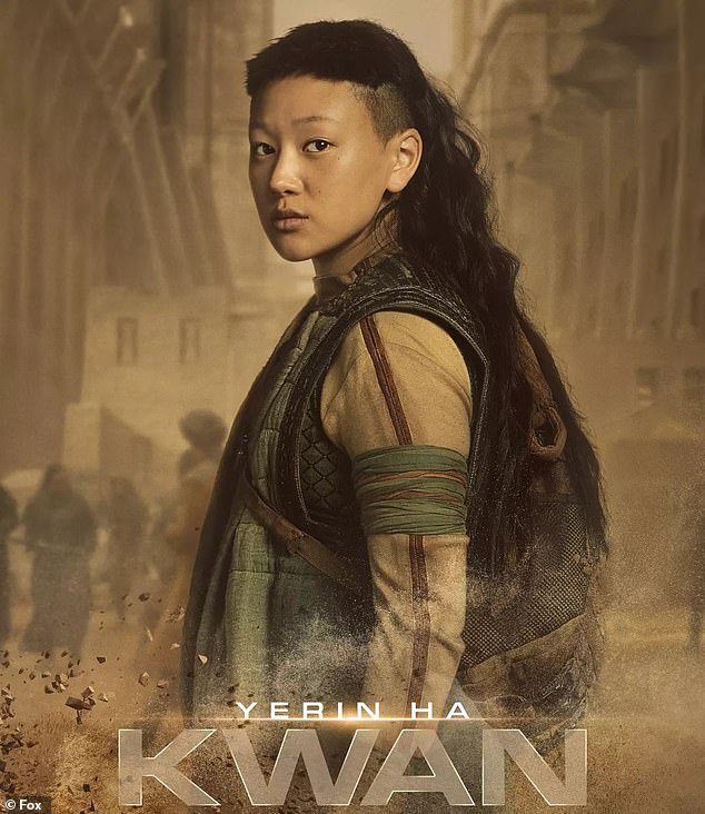 Yerin landed her breakthrough role as Kwan Ha in the sci-fi series Halo (pictured) two years ago. She will next be seen in HBO's highly anticipated series Dune: Prophecy