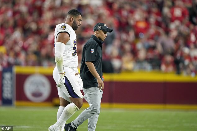 Van Noy suffered a broken orbital bone and there is no timetable for his return