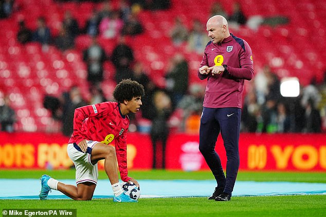 Lewis was given the nod to start against Finland by interim England manager Lee Carsley (right)