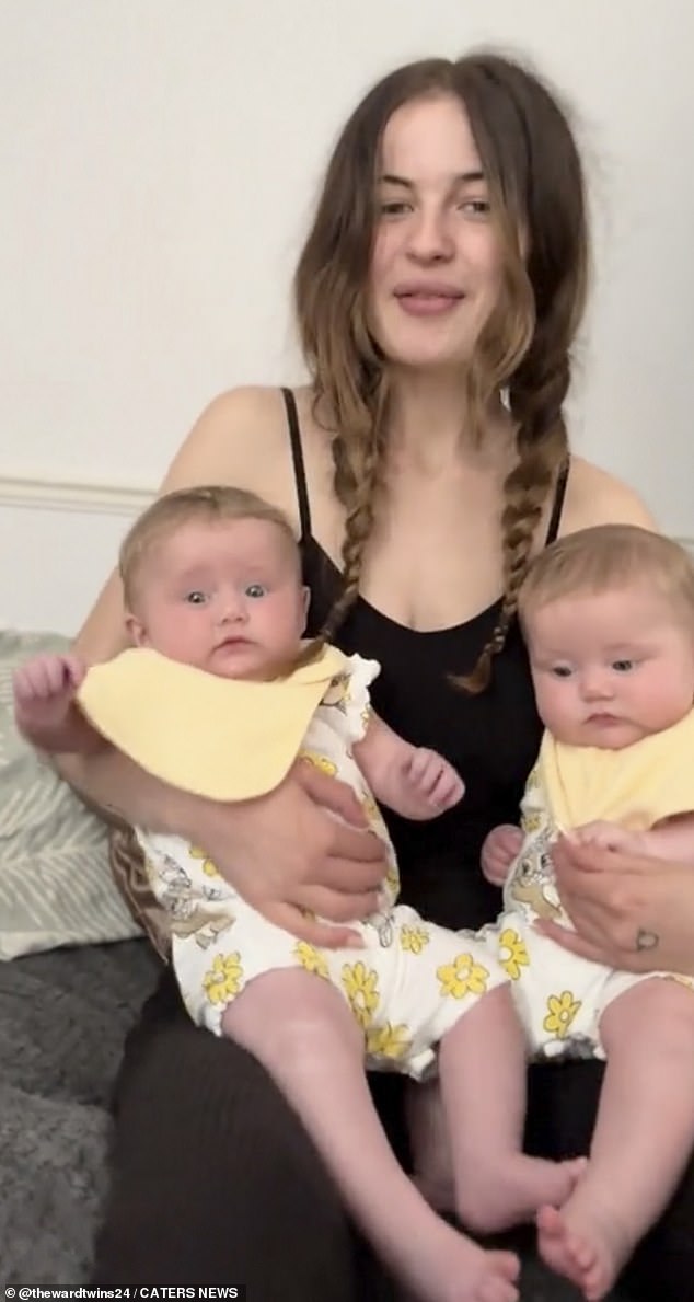 The mother of two took to TikTok to explain the ordeal, explaining that she now finds it funny