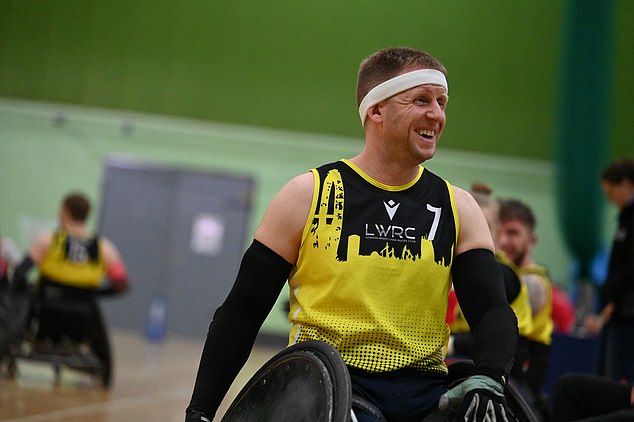 London Wheelchair Rugby Club sent four athletes to the Paralympics with Team GB this year, including Aaron Phipps (pictured)