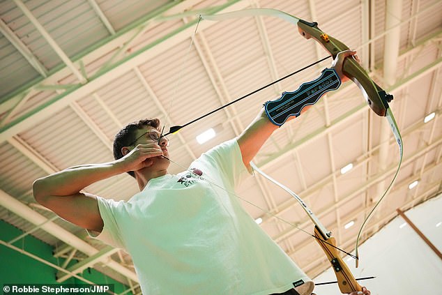 Gosport Bowmen archery club in Hampshire was one of the grateful recipients of last year's funding