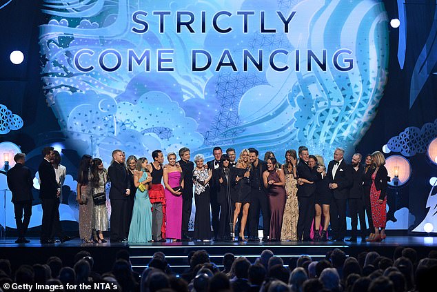 Despite a year of scandal and controversy, Strictly Come Dancing won the Talent Show award