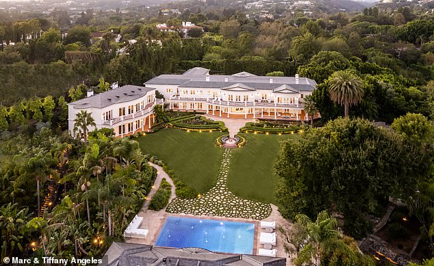 The actress-singer is currently exploring the possibility of purchasing the famed Azria Estate in Los Angeles's upscale Holmby Hills neighborhood