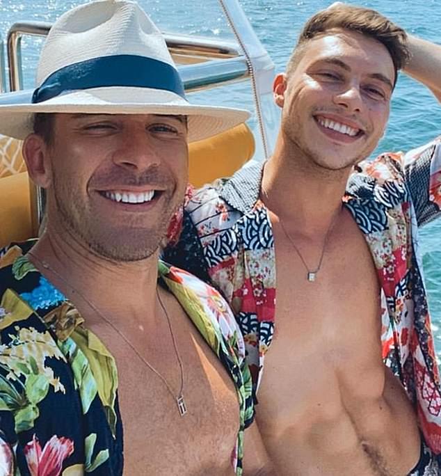 At the time, the Packed to the Rafters star was set to marry influencer Kurt Roberts (both pictured), but the couple split eight months after announcing their engagement