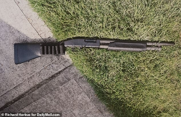 Joseph DeLucia used this 12-gauge pump-action shotgun, which he legally purchased, to gun down his family