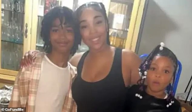 The family has set up a Gofundme appeal for Dixon's children Dashun, 13, and Chianti, 10