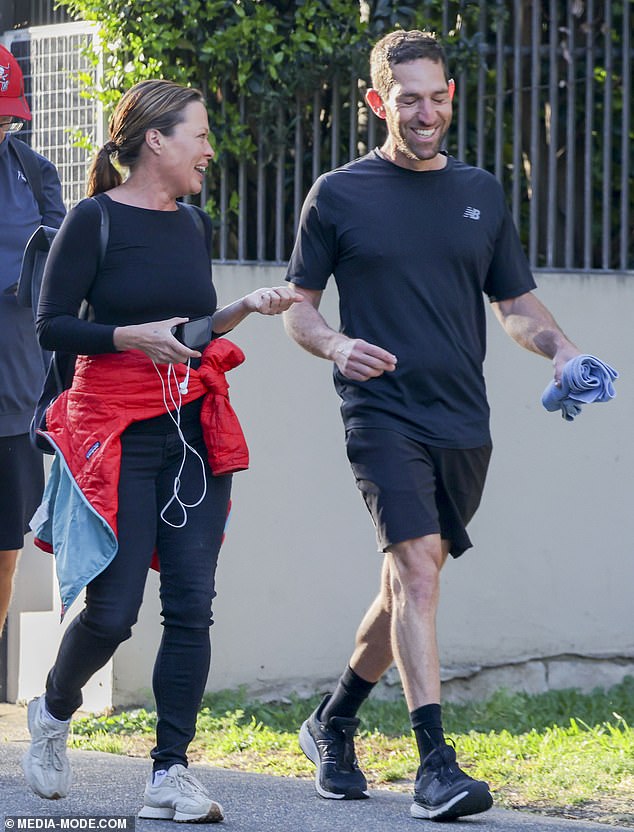 Cox, who has been with the Seven network for 25 years, looked sporty as she hit the gym in Bondi with a friend