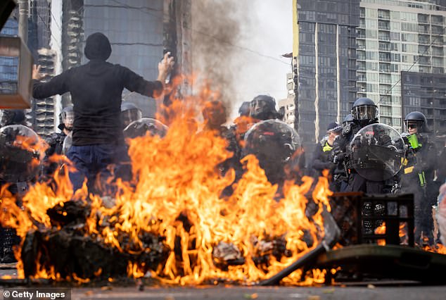 Scenes at Wednesday's protests quickly turned grim, with some calling them the worst riots in history.