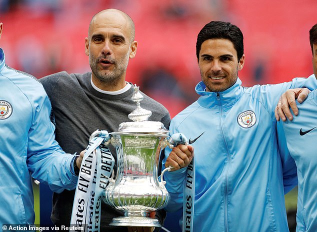 Arteta had previously made his mark as assistant coach to Pep Guardiola between 2016 and 2019