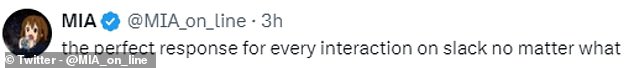 Another enthusiastic user added: 'the perfect answer for any interaction on Slack, no matter what'