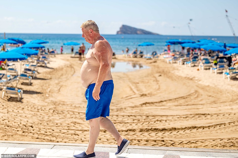 It is estimated that Britons make up a third of all tourists visiting Benidorm each year