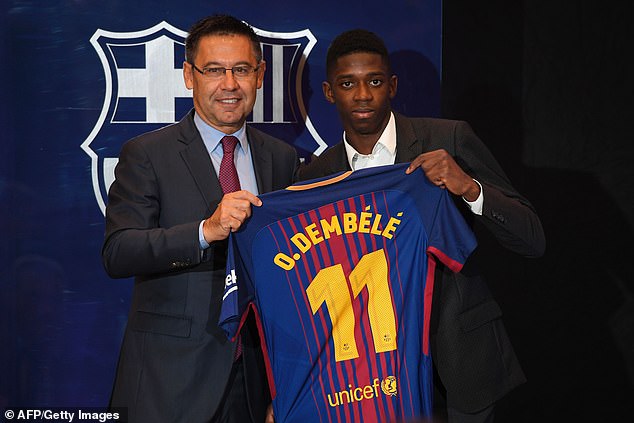 It is believed that Dembele's final transfer fee was £124.9m after all bonuses were paid