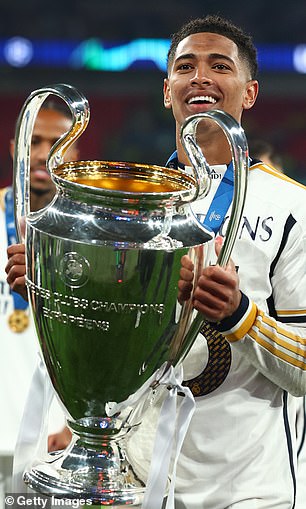 Bellingham won the Champions League in his first season after leaving Dortmund