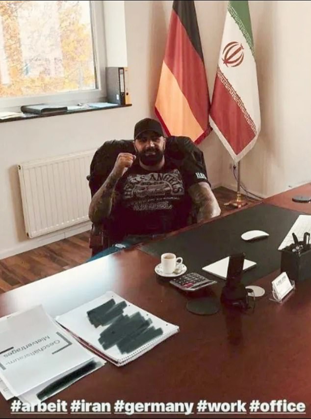 German officials say Tehran has recruited a fugitive Hells Angels boss, Ramin Yektaparast, to organize and carry out terrorist attacks on synagogues