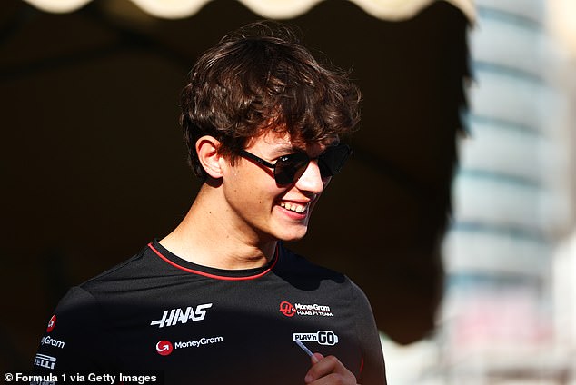 Ollie Bearman, 19, starts his first race for Haas in Baku and is impressively confident