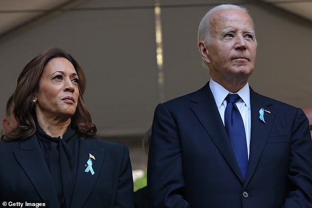 Kamala Harris was off the campaign trail Wednesday, instead attending commemorations marking 23 years since 9/11 with President Biden. She'll be back on the trail Thursday and Friday