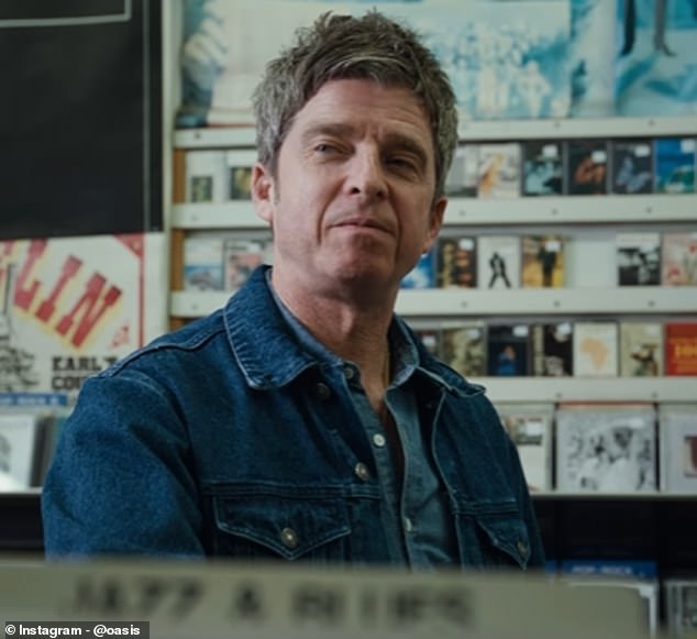 The brothers had not spoken since their rock band Oasis split in 2009. Noel (pictured in September) said: 'I just couldn't work with Liam another day'