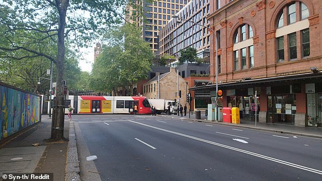 Commuters are being urged to take the bus instead while police investigate the circumstances surrounding the cause of the crash (pictured)