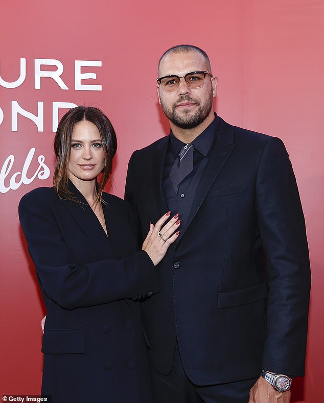 Although Franklin (pictured with his wife Jesinta) matured a lot during his career, his early years with the Hawks did not leave the best impression on Mitchell