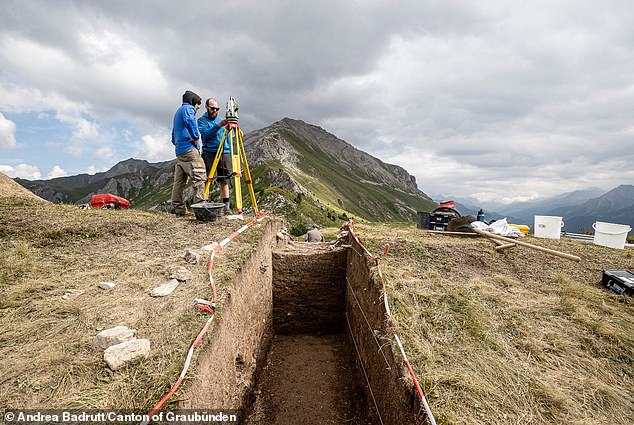 Researchers discovered three ditches and a defensive wall at the site, giving the soldiers a 360-degree view of their surroundings.