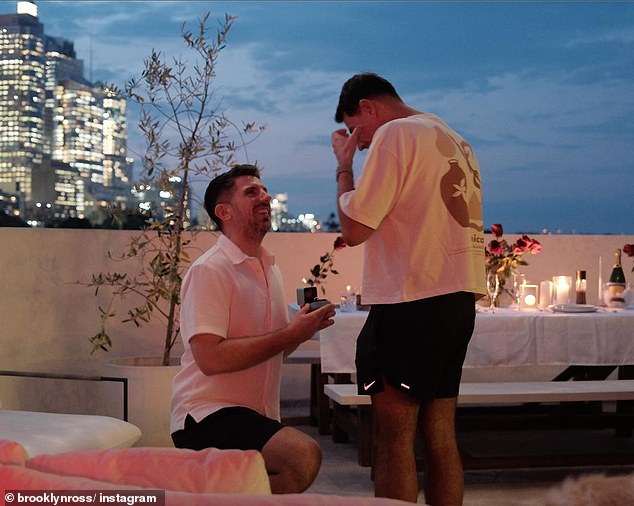 Speaking to presenters Kyle Sandilands and Jackie 'O' Henderson, the radio star revealed he got down on one knee during a romantic home-cooked dinner at their home