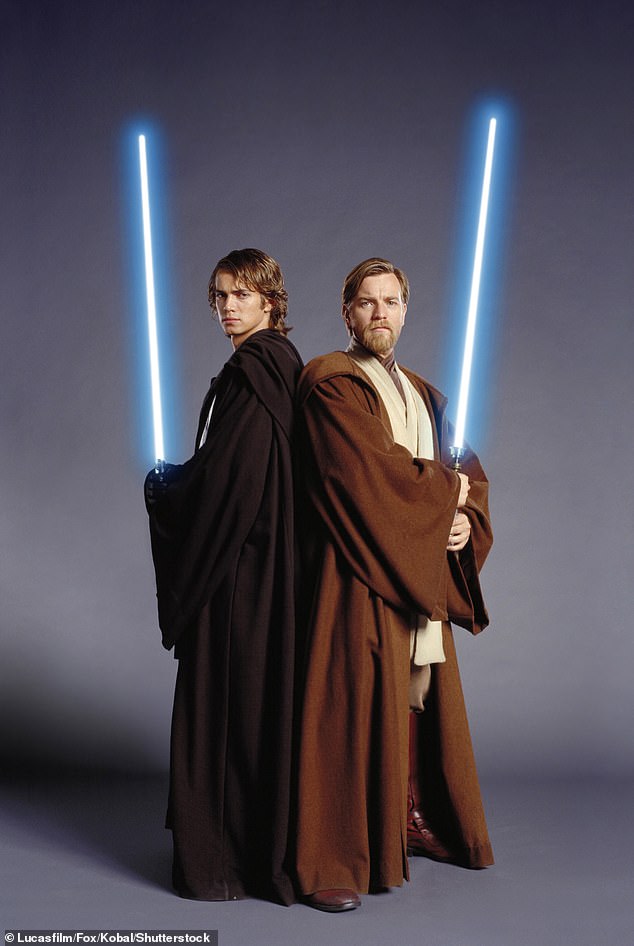 In Attack of the Clones, Christensen played the future Darth Vader Anakin Skywalker, while Ewan played his mentor, Obi-Wan Kenobi