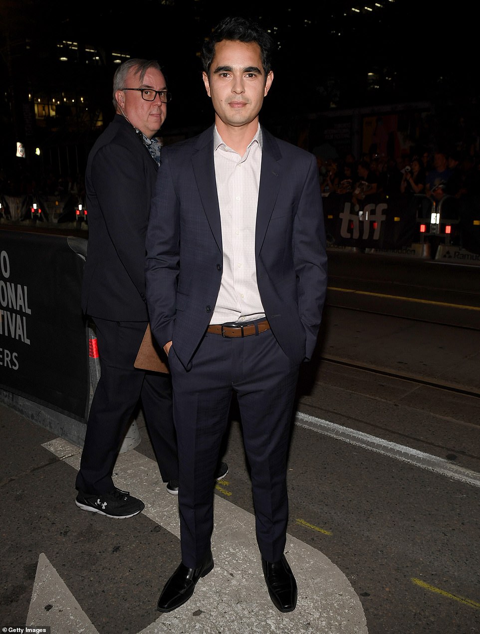 Shell director Max Minghella, the son of the late British film auteur Anthony Minghella, enthusiastically celebrated the premiere of the film with the stars on Thursday evening