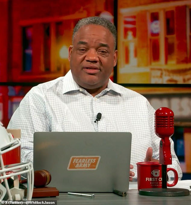 Jason Whitlock suggested that Sharpe deliberately streamed himself having sex for viewership