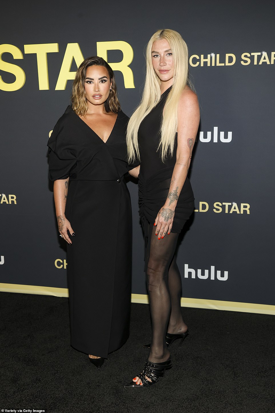 Lovato's good friend Kesha showed up to support her directorial debut