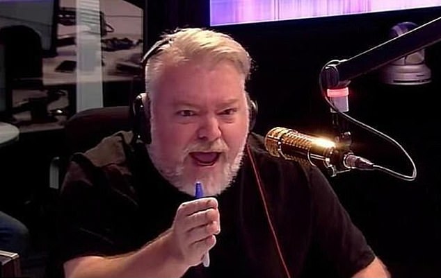 KIIS FM presenter Kyle Sandilands (pictured) volunteered to join a team of detectives tracking down the attacker abroad and was furious at the detectives' secrecy