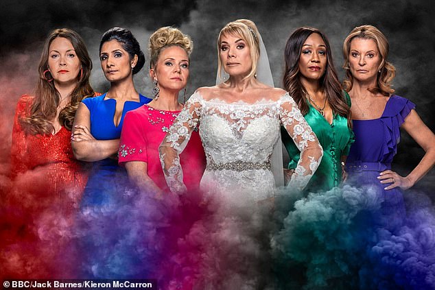 Despite being nominated for multiple awards, the BBC show failed to win any awards, with viewers saying the show was 'robbed' (The Six pictured from left to right; Stacey Slater, Suki Kaur Panesar, Linda Carter, Sharon Watts, Denise Fox and Kathy Beale)