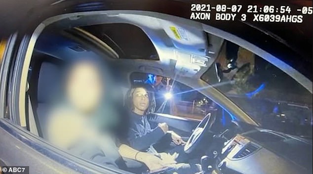 Footage of the incident later emerged showing Morgan, who is blurred, and his brother Eric (right), who accepted a settlement offer in September last year.