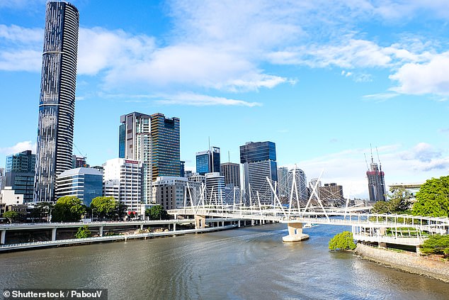 Queensland's capital, Brisbane (above) in Australia, was the second highest rated city for travellers