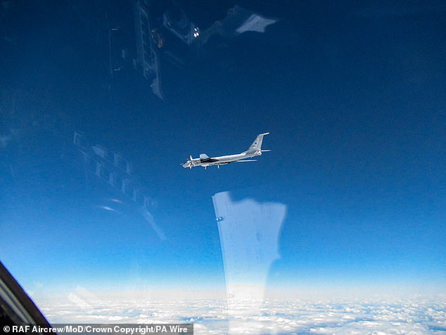 Interception of a Tu-95 Bear F on September 11, 2024 captured by the pilot's handheld camera