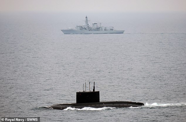 Royal Navy warships have been closely monitoring the Russian navy over the past week as four of its vessels sailed through the Channel and the North Sea, helping to protect national security.