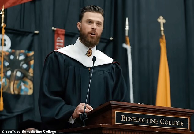 Butker sparked outrage with a controversial speech at his graduation ceremony earlier this year