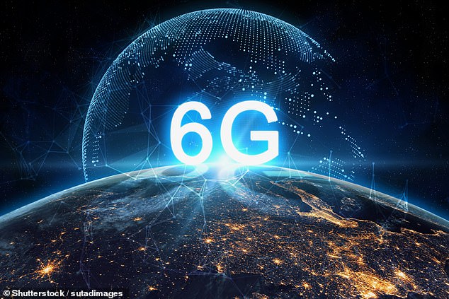 6G is the next generation of wireless mobile networks and allows downloads to be completed within milliseconds (stock image)