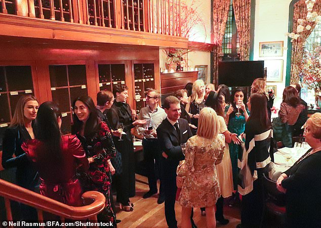 Events and private dinners were common – including a celebration of the women's brain health initiative in 2019