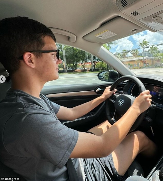 Catherine bought Collin a new car as a graduation gift earlier this year