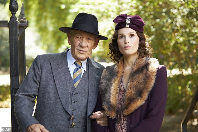 In the foreground, a new production of the Jacobean play The White Devil has premiered, starring Nina Land (Gemma Arterton, pictured), whose sensual beauty Erskine is not remotely moved by