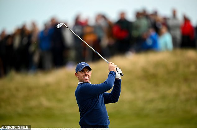 Meanwhile, Rory McIlroy's 70 has left him four under par and just two points behind the lead