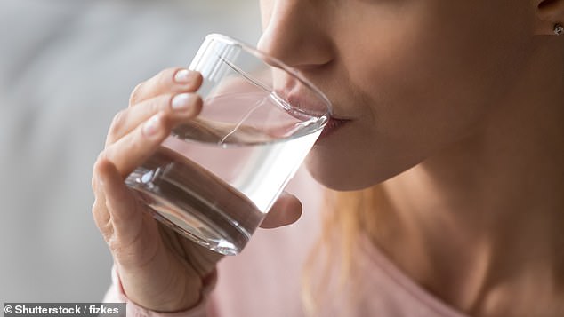 The NHS continues to recommend water to combat the effects of too much drink (Stock Image)