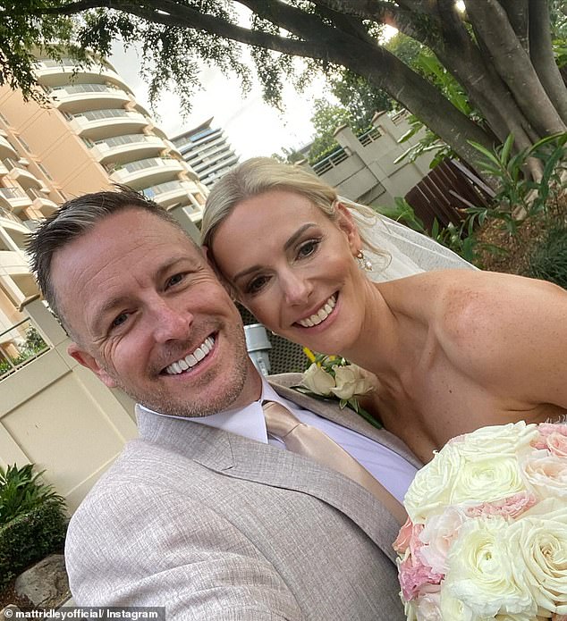 To confirm their commitment, Matt shared a series of gorgeous photos from their picture-perfect wedding day, with the newlyweds looking happier than ever