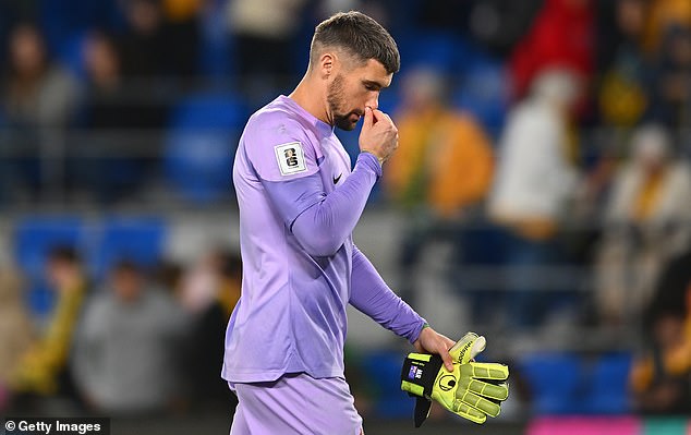 The Socceroos began their World Cup qualifying campaign with a shock 1-0 defeat to Bahrain, which was compounded by a frustrating 0-0 away draw against Indonesia (captain Mat Ryan is pictured)