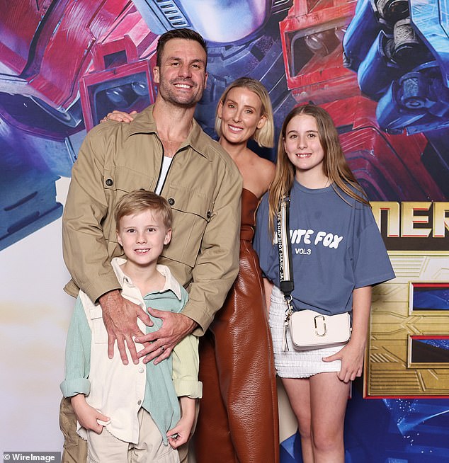 Just days earlier, Beau and his wife Kara made a rare red carpet appearance with Remi and their son Jesse, seven, at the Australian premiere of Transformers One