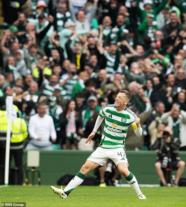 His goal against Rangers last time out secured a convincing 3-0 victory for Celtic at Parkhead